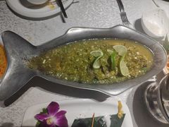 青柠汁蒸桂鱼-食肆&Fourteen(武林夜市店)