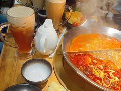 大红袍珍珠奶茶-湊湊火锅·茶憩(杭州湖滨银泰in77店)
