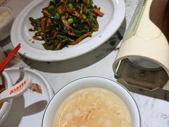 青椒干子毛豆榨菜肉丝-品大伍·食之道品伍味(汪海店)