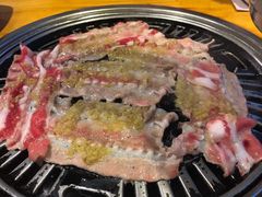 蒜香牛五花-唯成•韩国炭火烤肉 유성고기