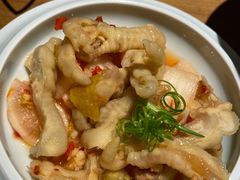 柠檬开胃鸡爪-老头儿油爆虾(金鹰世界店)