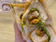 mini青团咸蛋黄吐司-RAN BAKERY