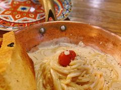 培根奶油意面-I HOLIC艾豪丽披萨(KKone店)