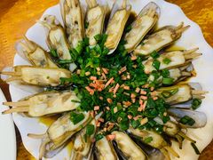 葱油蛏子-温州一家人美食(西木头市店)