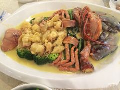 芝士伊面焗波士顿龙虾-旭璟酒家·传统粤菜·湘菜(逸景路店)