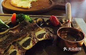 Premium Sirloin Steak with Black Truffle Sauce