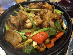 干锅牛蛙-盈田盈粥庄(博山东路店)