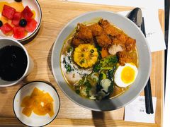 炸鸡块咖喱乌冬面-池奈·咖喱蛋包饭(熙地港店)