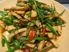 韭菜炒豆干-廖川菜(八佰伴店)