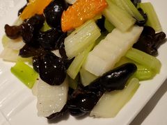 西芹木耳炒淮山-麒茗餐厅·粤菜·宴会厅·海鲜(锦绣路店)