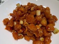 宫保鳕鱼丁-悦海·家宴·冰花皮皮虾大锅贴(宝龙店)
