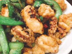 干煸鱿鱼-满口香饭店