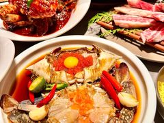 -草家酱蟹炭火烤肉店(珲春南路一店)