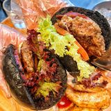 这样的手工汉堡🍔实在太赞太赞❗️