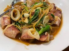 九层塔炒鱿鱼-乡亲鹅肉城(吴江店)