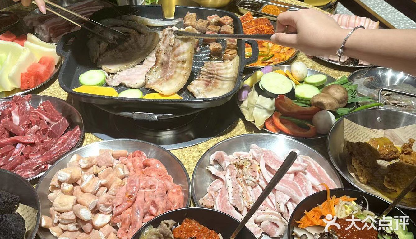 吃完就念念不忘的自助烤肉，爱了爱了🍵！ 