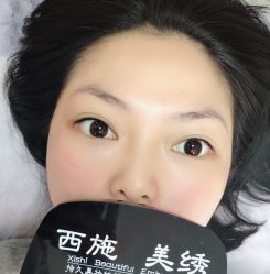 -西施无菌半永久纹绣眉眼影唇轻增发纹发际线