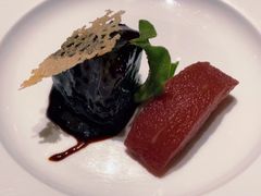 香煎牛排配库尔勒香梨-鲤院·新中式美学·庭院餐厅(夫子庙店)