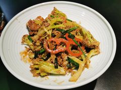 干锅有机花菜-老头儿油爆虾·1987杭州烟火味(湖滨银泰in77D区店)