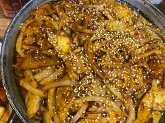 烤千叶豆腐-味之朝·烤盘牛肉·松兰拌饭