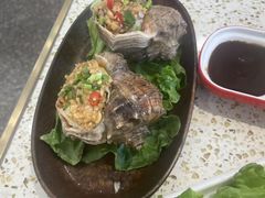 -泰白海鲜烧烤 丹东黄蚬子