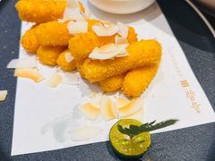 自制脆炸鲜奶-喜鼎海胆水饺(东港店)