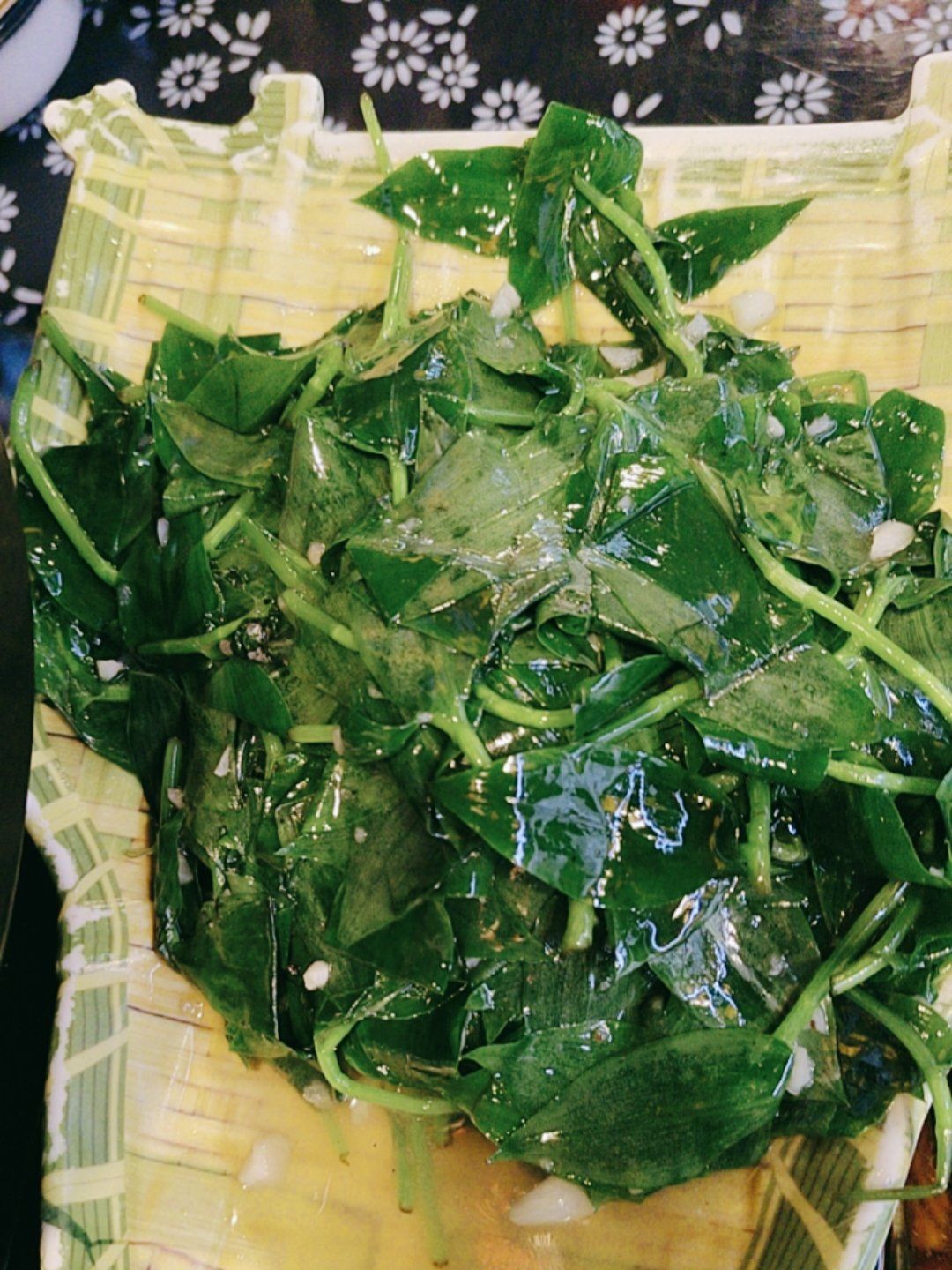 竹叶菜是当地的时令蔬菜,味道不错!