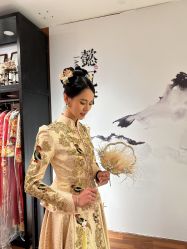 -懿沉香中式嫁衣礼服秀禾服龙凤褂马来褂旗袍总店