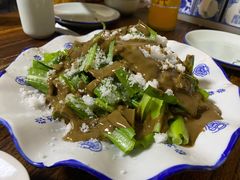 麻将拌油麦菜-正宗天津烧麦馆(柳州路店)