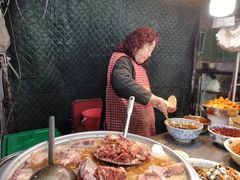 -清真马乐贝腊牛肉蛋黄菜夹馍(马蓉洒金桥店)