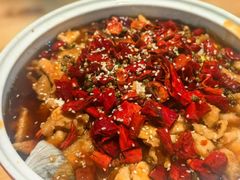 水煮肉片-老姑砂锅·烧烤天津菜(体北道店)