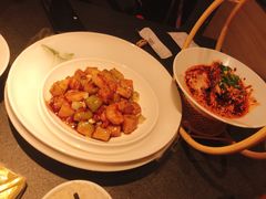 宫爆茄香虾仁-赠李白·如诗的川味(余杭万达广场店)