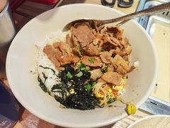 日式五花肉拌饭-新石器烤肉(百联川沙店)