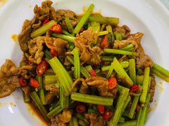 小炒黄牛肉-清华大学-观畴园餐厅