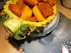菠萝咕噜猴头菇-水木苼 蔬食料理
