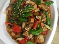 爆炒野生狗鱼块-煲来饱去冷水鱼