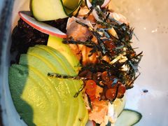 煎三文鱼配野米-Wagas沃歌斯(大学路店)