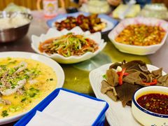 鲈鱼蒸蛋-洪霞餐馆