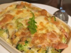火腿菌菇焗饭-爱上层楼咖啡馆(为公桥店)