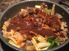 上：秘制酱料（套餐内）-猪啊牛呀羊啊铜盘烤肉(正大广场店)