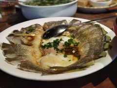 黄鱼蒸蛋肉饼-孔乙己酒家(虹桥路店)