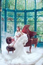 -后宫·古装汉服京剧儿童亲子全家福摄影