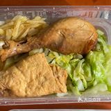今日外卖鸡腿饭~
