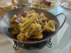 干锅有机花菜-阿明小菜·海鲜·上海菜(梅陇店)