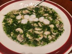 荠菜肉丝豆腐羹-上海人家花樣年华(中山公园店)