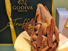 黑巧克力味软冰淇淋-GODIVA(港汇恒隆广场)