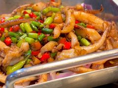 铁板鱿鱼须-昱龙大盆牛蛙馆(三兴街总店)