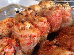 五花肉金针蘑-瑞杰烧烤店·24小时营业(山东路店)