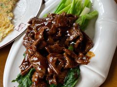 芥兰牛柳-翼松楼餐厅