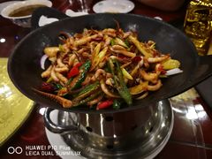 干锅鱿鱼须-北京小肠陈饭庄(方庄店)